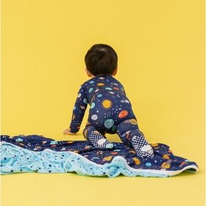 🪐🌎NIB Macaron+Me Bamboo Stroller Blanket🌏🪐